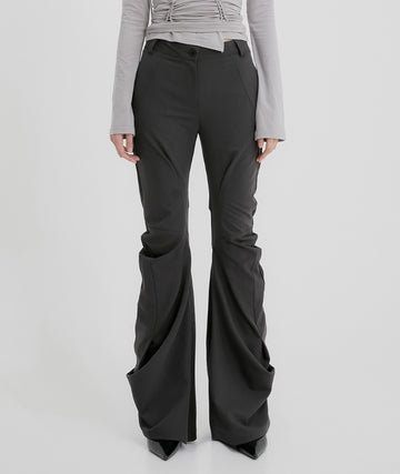 Asymmetrical Drape Pants